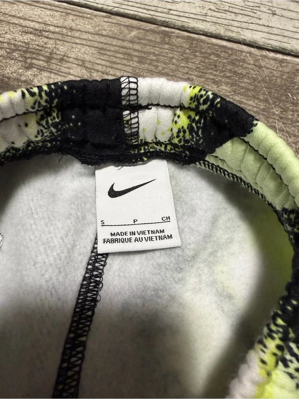 Nike Ja Morant Fleece Joggers Sweatpants Men’s S Black Neon (Inseam 29)